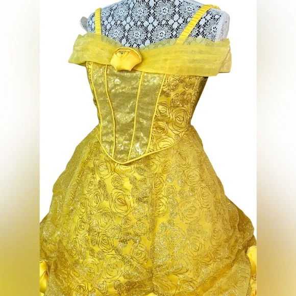 Disney's Beauty and the Beast Belle Costume for Girls NEW TAGS Child Size Medium - Picture 6 of 15